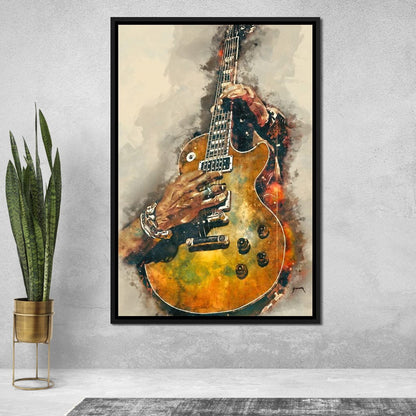 Slash's Electric Guitar Canvas Wall Art