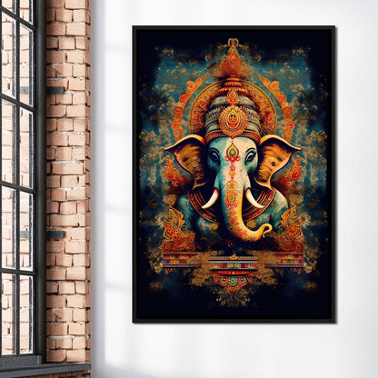 Tranquil Ganesha Canvas Wall Art