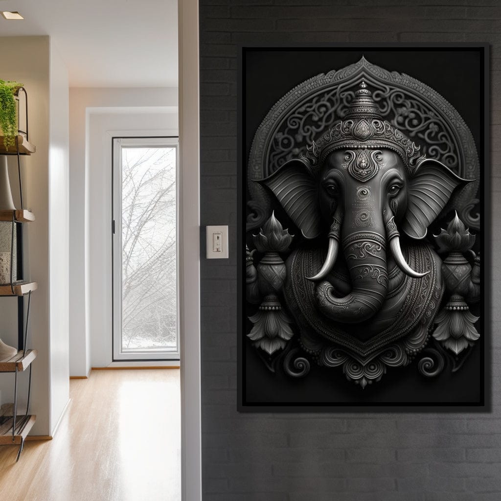 Ganesha's Might Canvas Wall Art