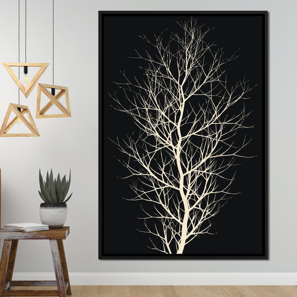 The Black Tree Canvas Wall Art