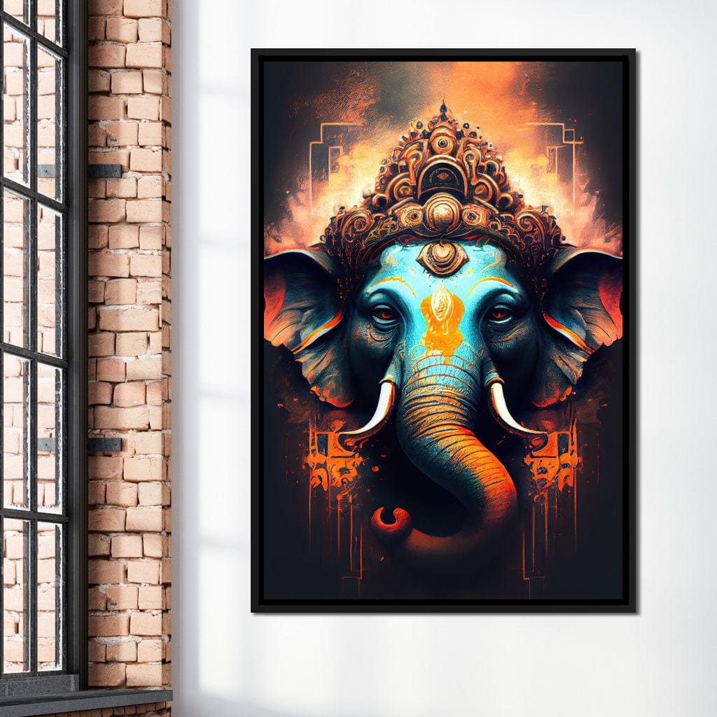 Ganesha's Strength Canvas Wall Art