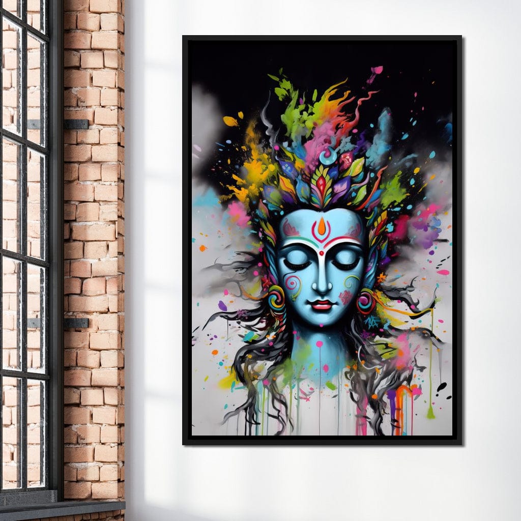 Heavenly Shiva Canvas Wall Art