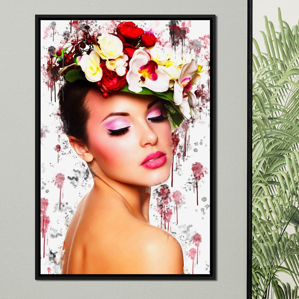 Flower Devine MixArt Canvas Wall Art