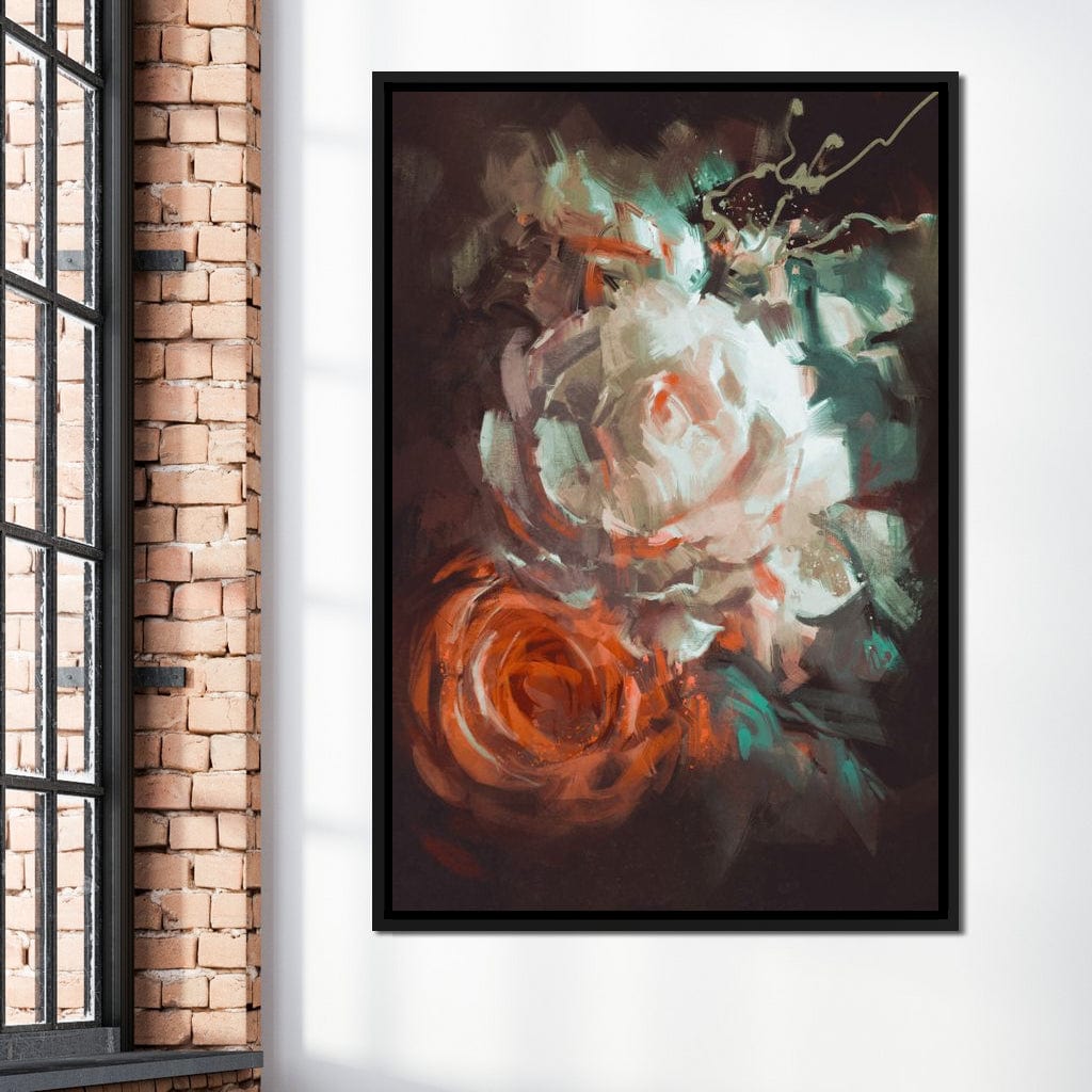 Bouquet of Roses Canvas Wall Art