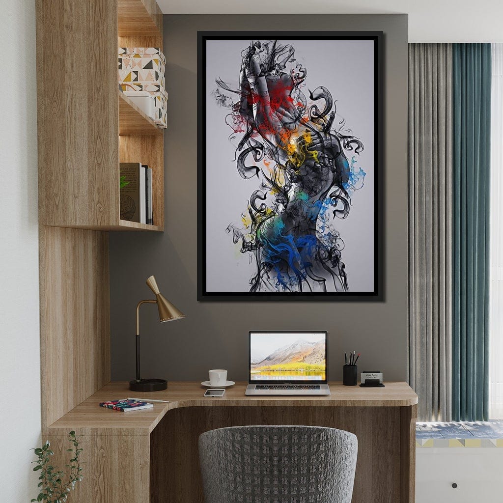 The Smoke Collection 02 Canvas Wall Art