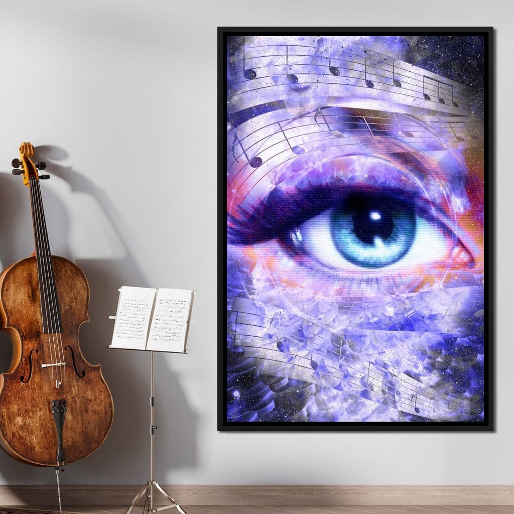 Musical Eye Canvas Wall Art