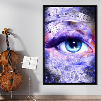 Musical Eye Canvas Wall Art