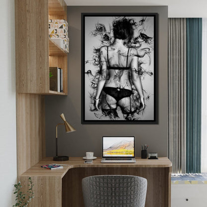 The Smoke Collection 04 Canvas Wall Art