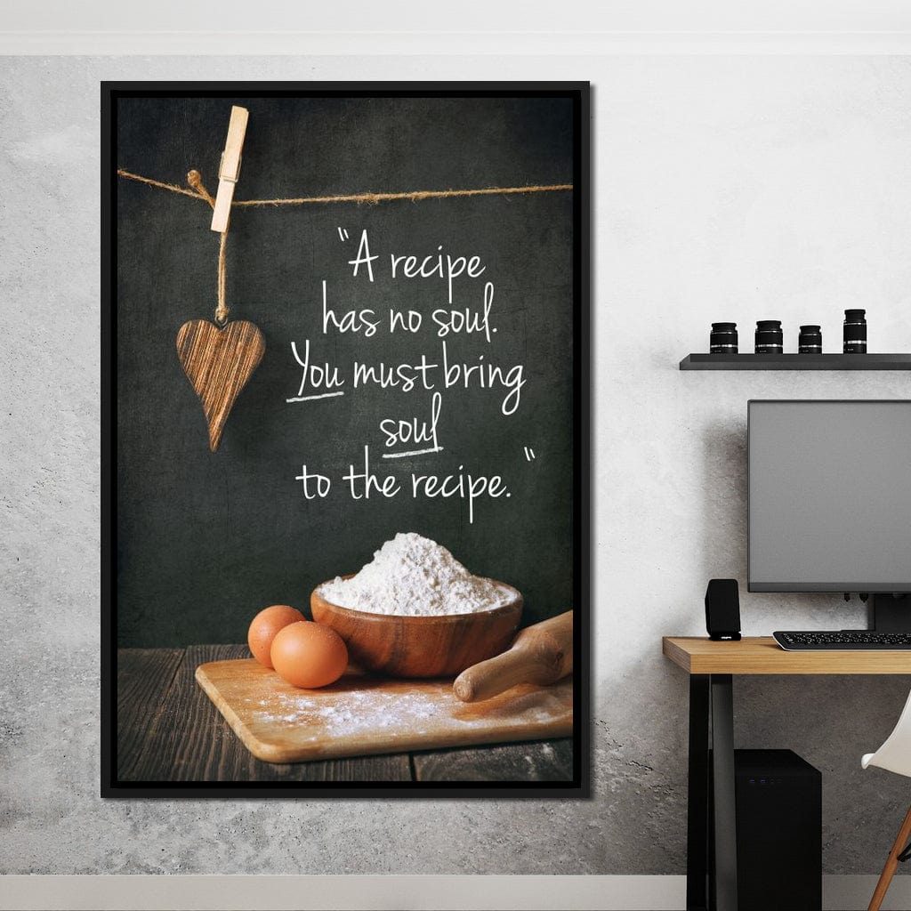 Kitchen Quote Canvas Wall Art