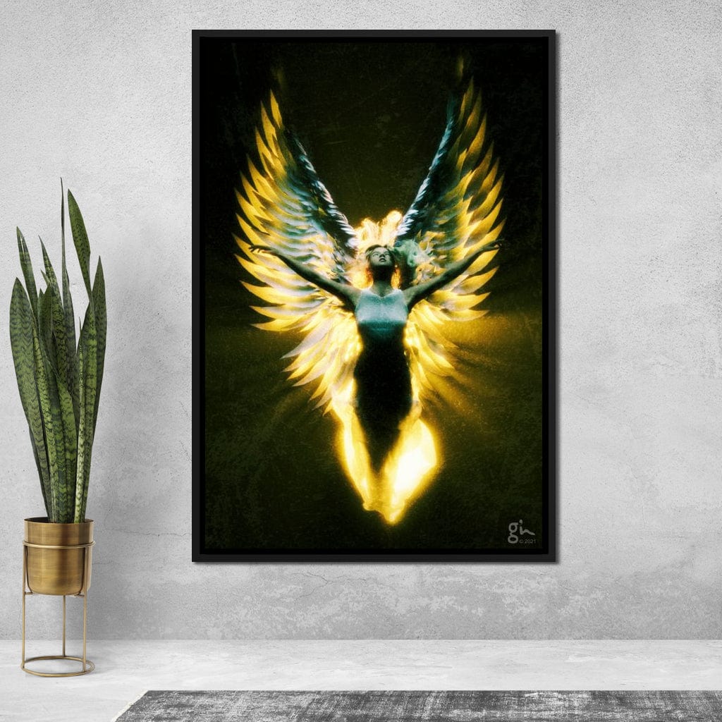 Angel Wings in Awe - G'n Art Canvas Wall Art