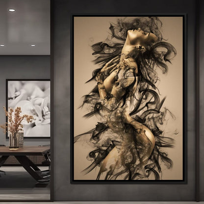 The Smoke Collection 01 Canvas Wall Art