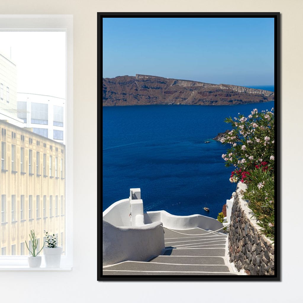 Santorini Canvas Wall Art
