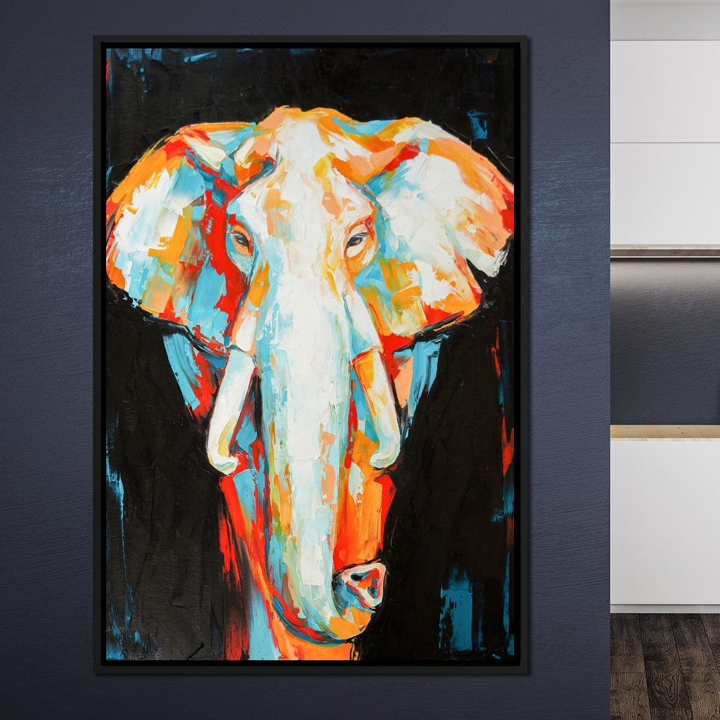 Elephant v2 Canvas Wall Art