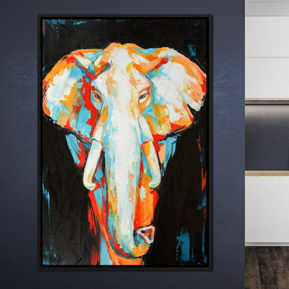 Elephant v2 Canvas Wall Art