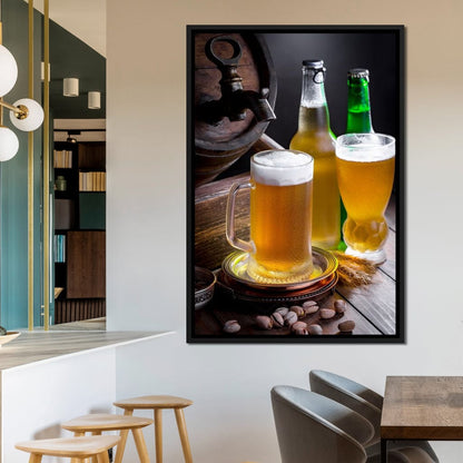 Light Beers Canvas Wall Art