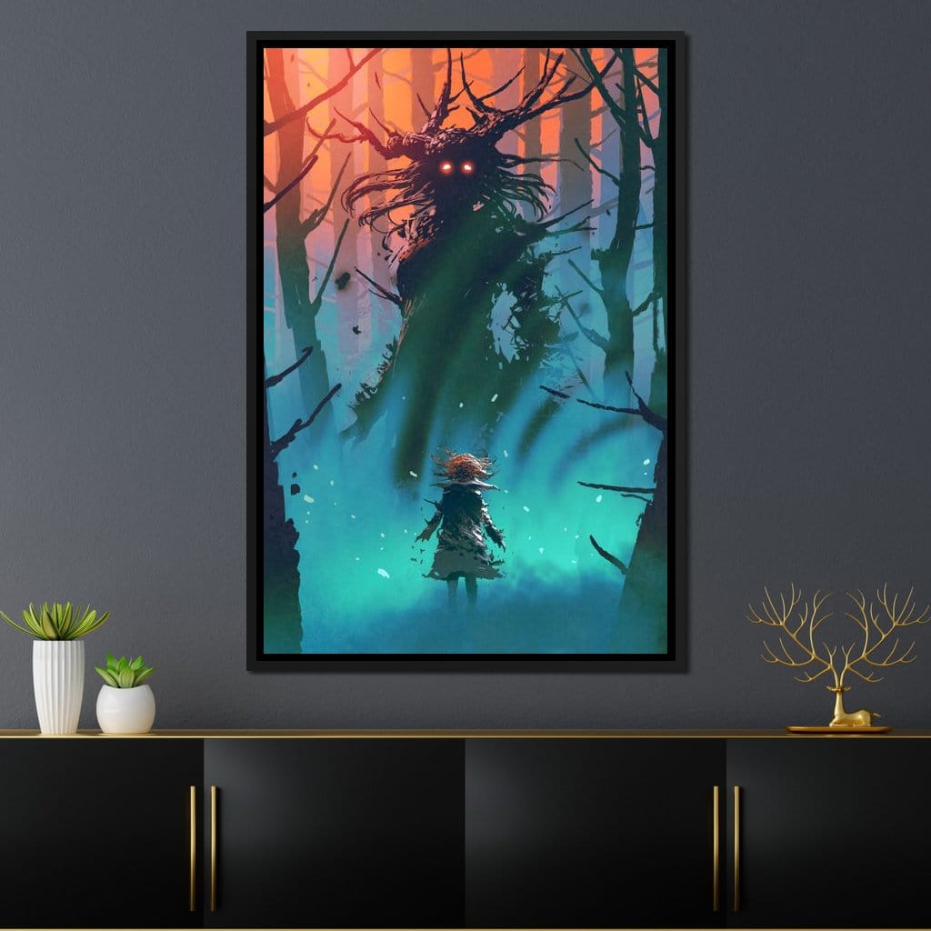 Witch in the Woods Canvas Wall Art