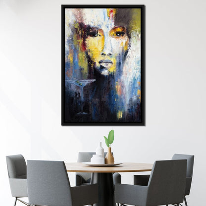 Martini Portrait Canvas Wall Art