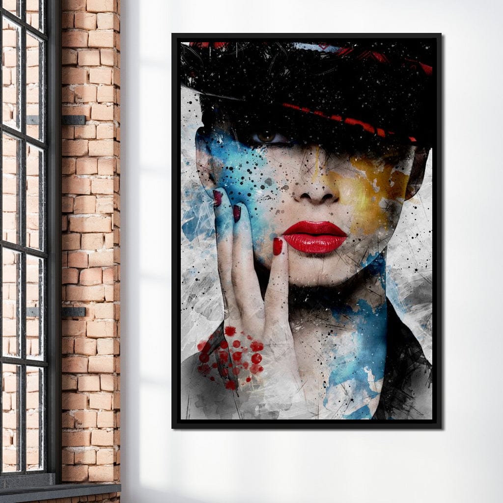 Fashion Portrait Canvas Wall Art