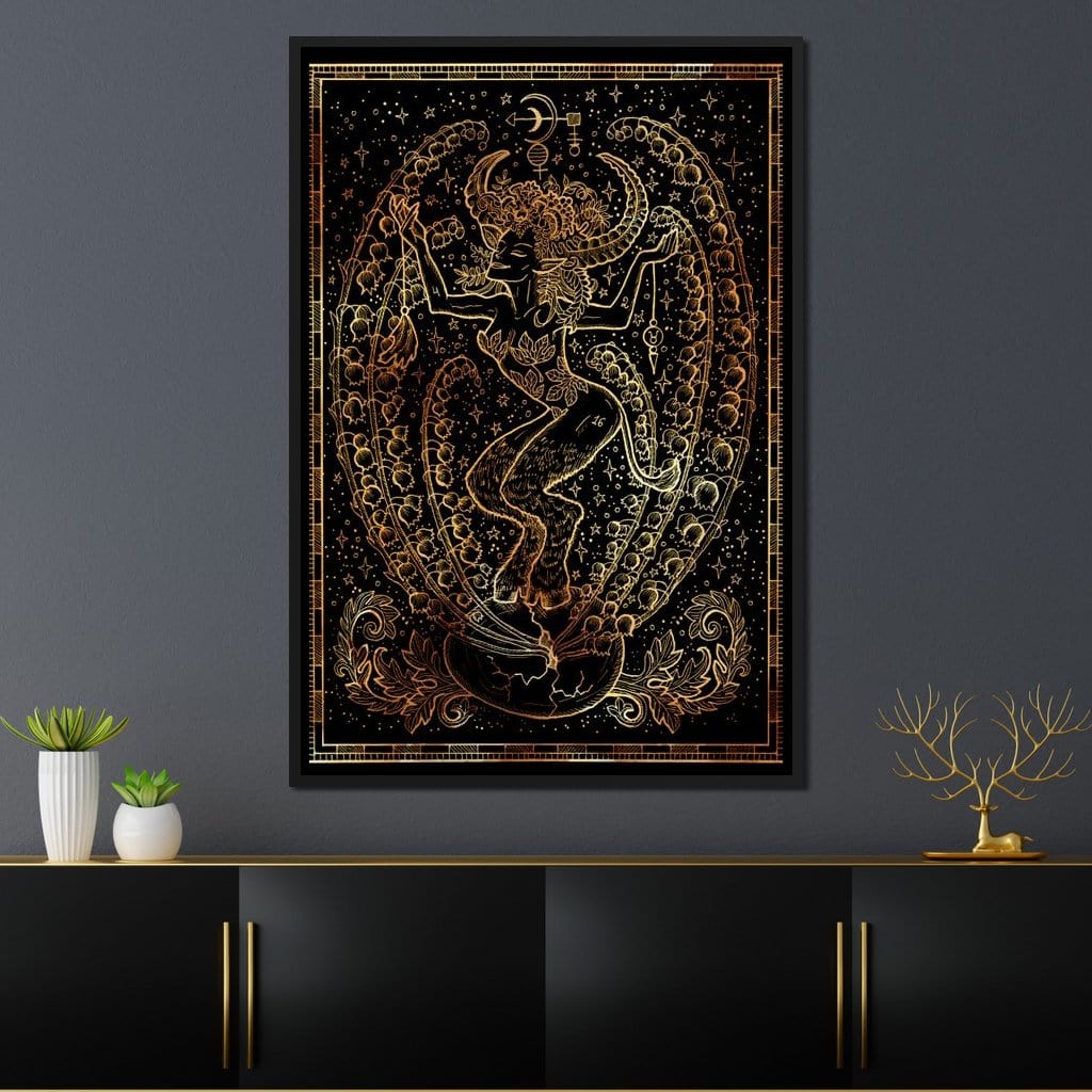 Zodiac sign Taurus Canvas Wall Art