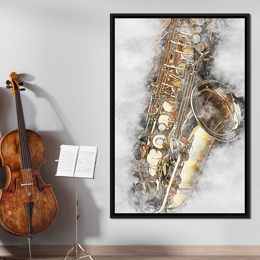 Saxophone - Mateo Canvas Wall Art