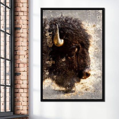 American Bison Canvas Wall Art