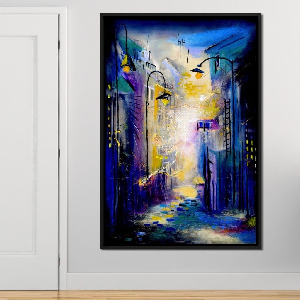 Dark Alley Canvas Wall Art