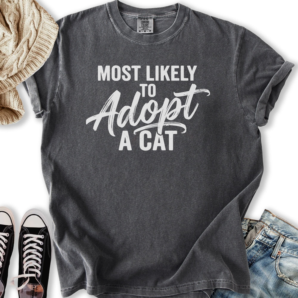 Likely To Adopt Cats Relaxed Tee