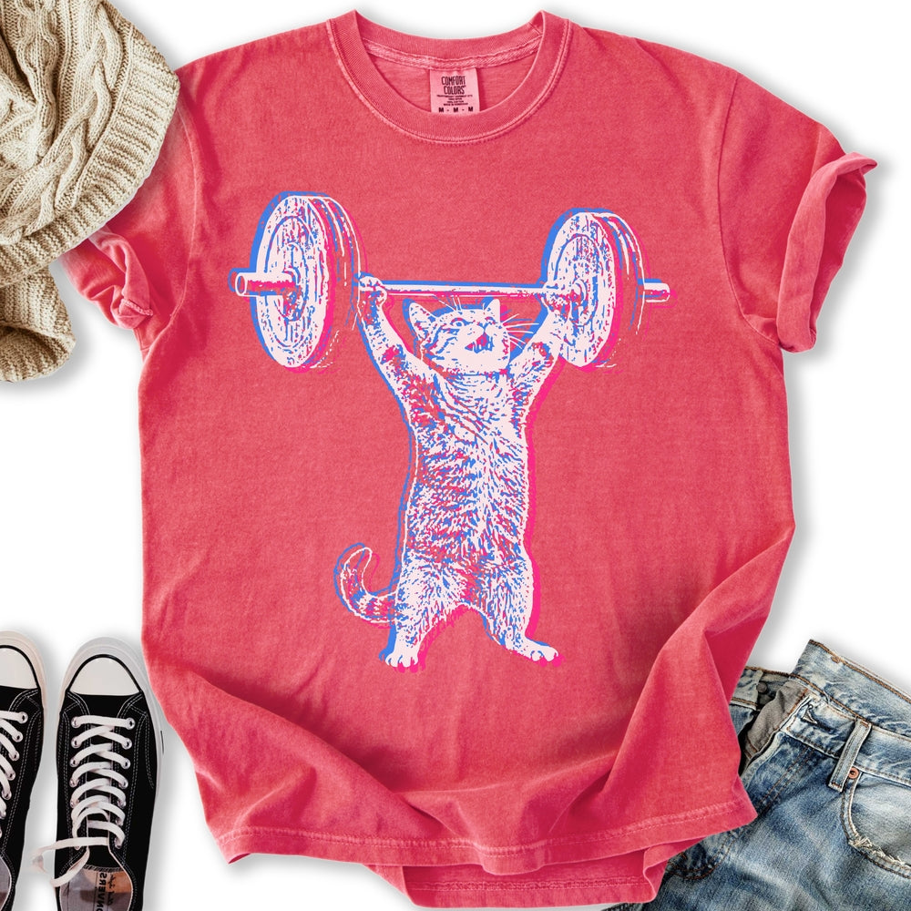 Glitch Lifter Cat Relaxed Tee