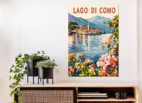 Lake Como Canvas Print – Scenic Italian Wall Art | Framed & Ready to Hang