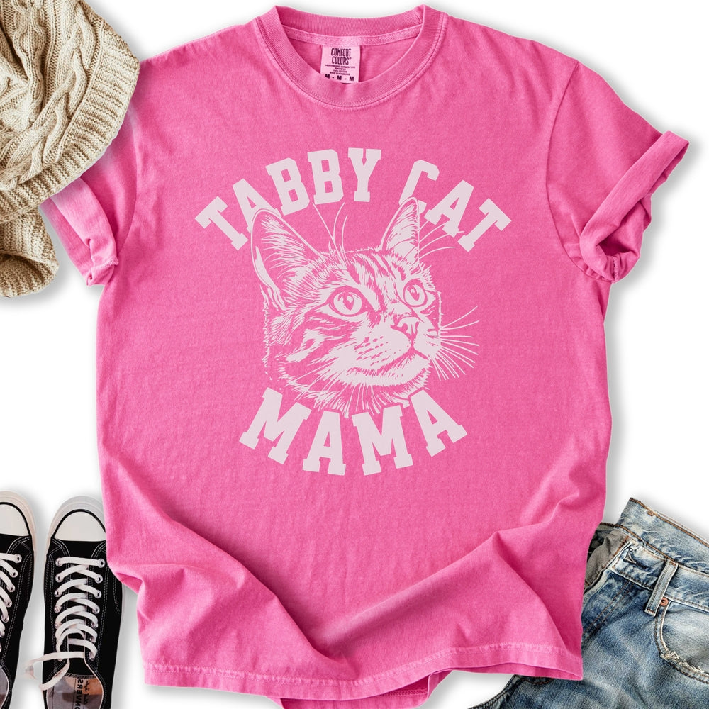 Tabby Cat Mama Relaxed Tee
