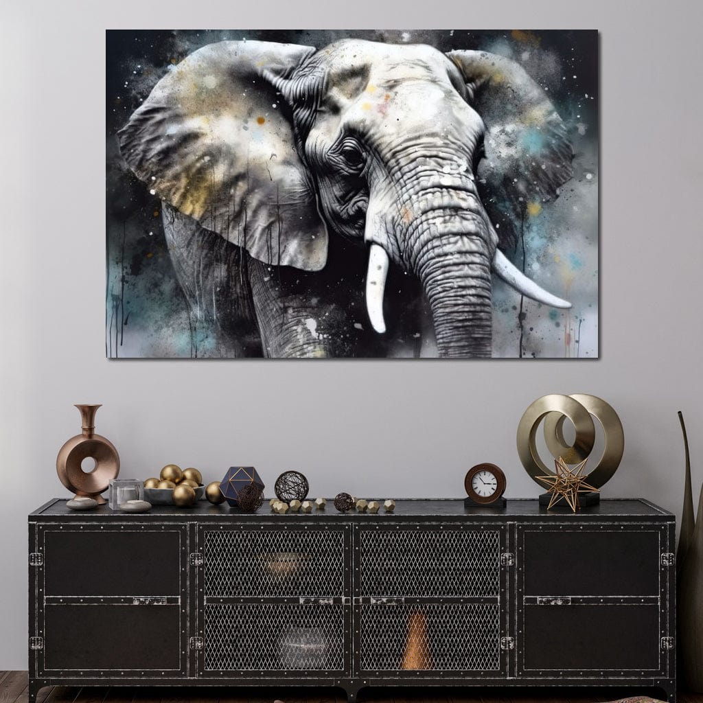 Urban Jungle: Elephant Canvas Wall Art