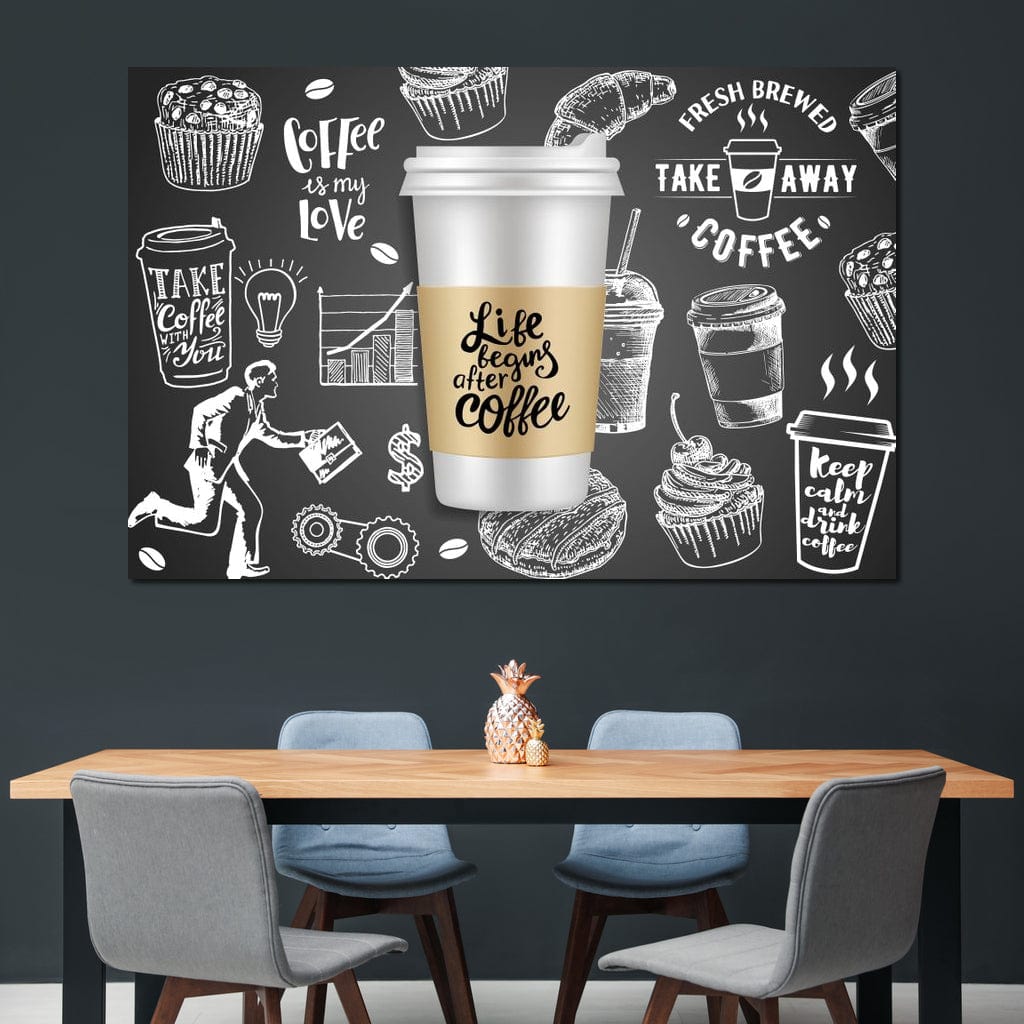 Essential Coffee Canvas Wall Art