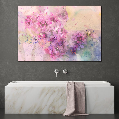 Lilac Storm Canvas Wall Art