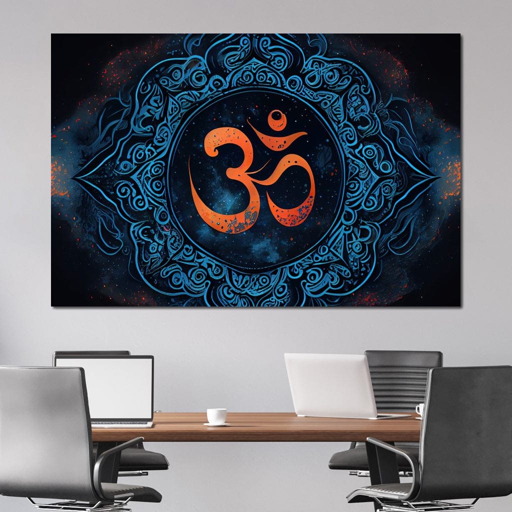 Om Mantra Canvas Wall Art