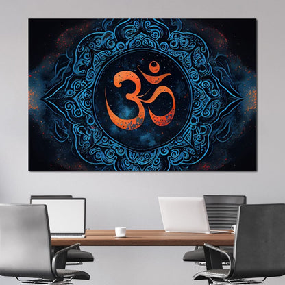 Om Mantra Canvas Wall Art