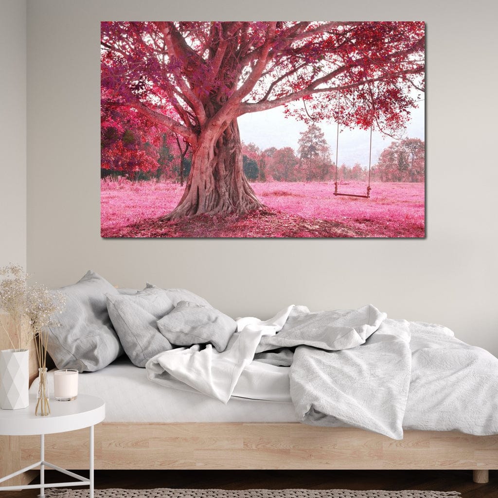 Romantic Cherry Blossom Canvas Wall Art