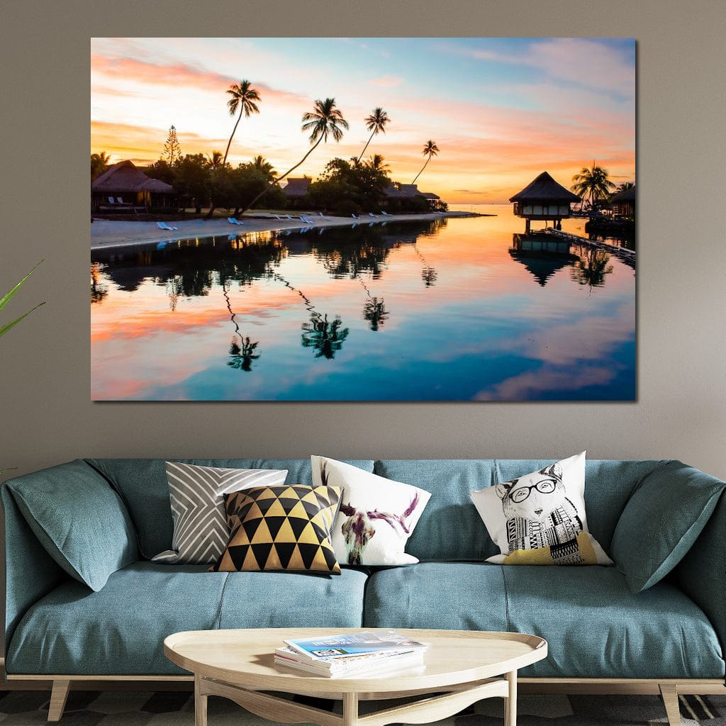 French Polynesia Canvas Wall Art