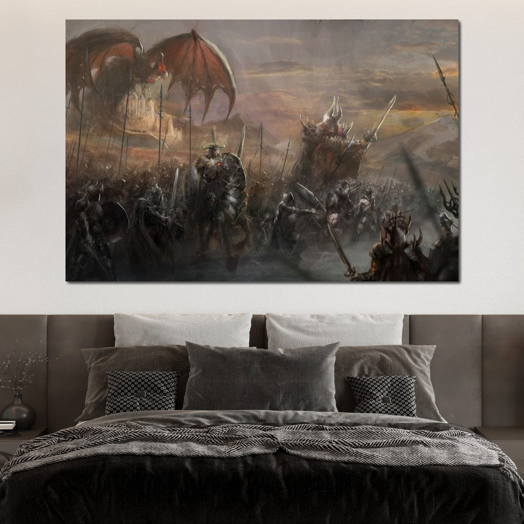 Fantasy Battlefield Canvas Wall Art