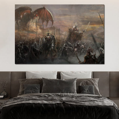 Fantasy Battlefield Canvas Wall Art
