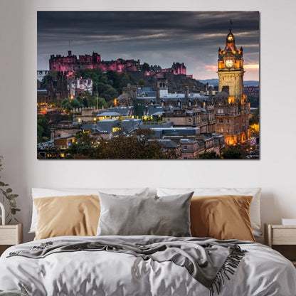 Edinburgh Castle Canvas Wall Art