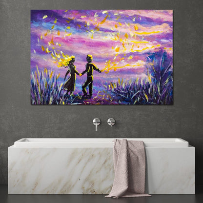 Love Fairy Tale Canvas Wall Art
