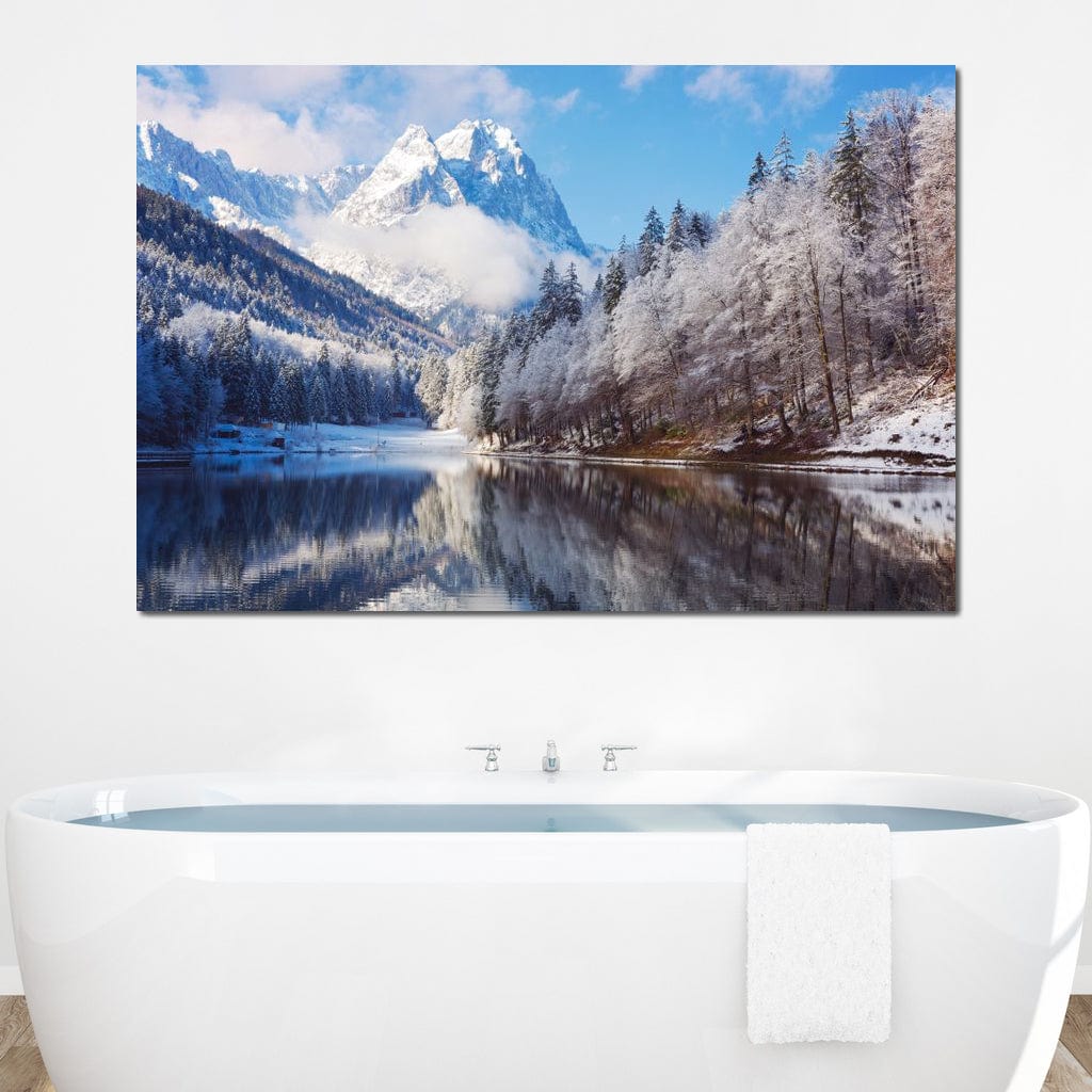 Winter in the Rockies Canvas Wall Art