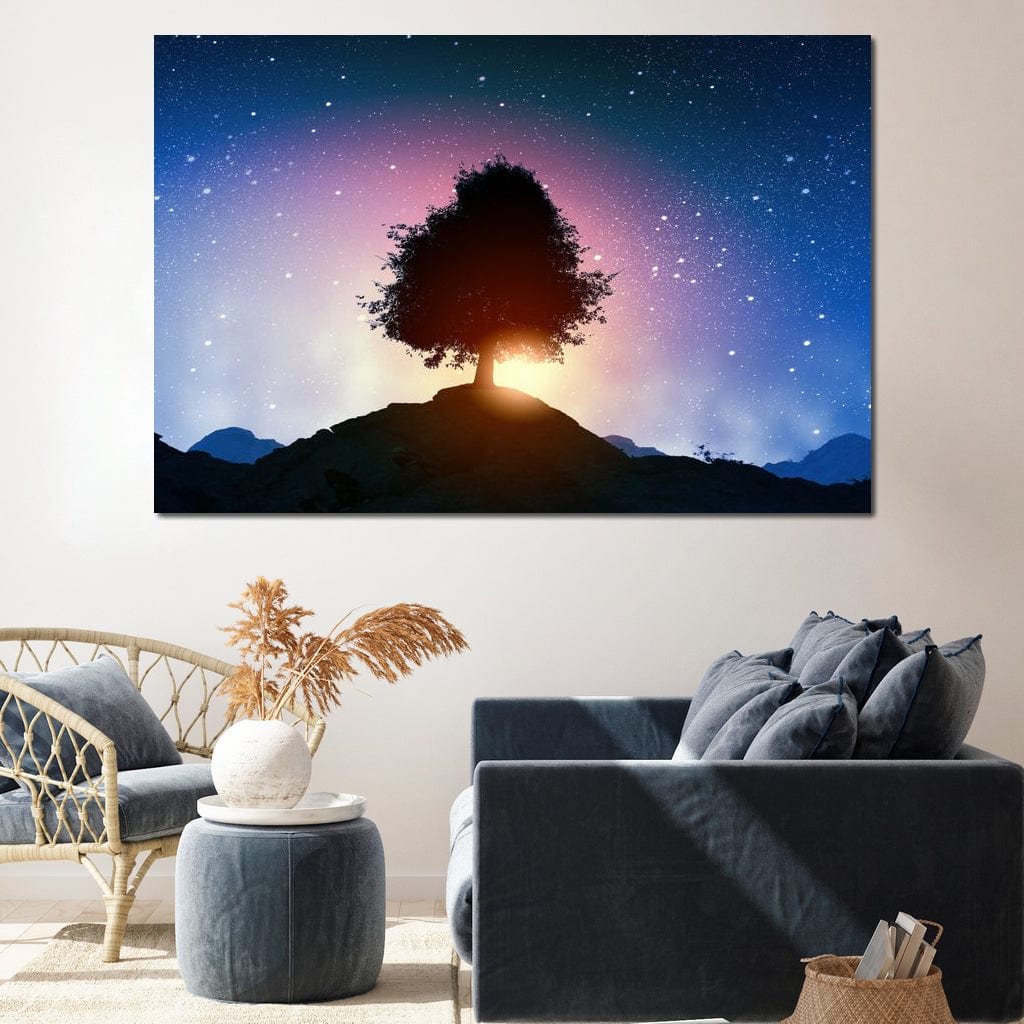Spectacular Otherworldly Sunset Canvas Wall Art