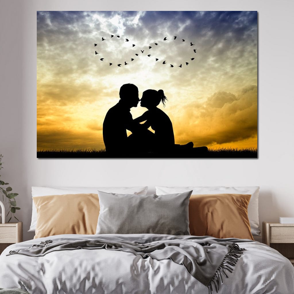 Love to Infinity Canvas Wall Art