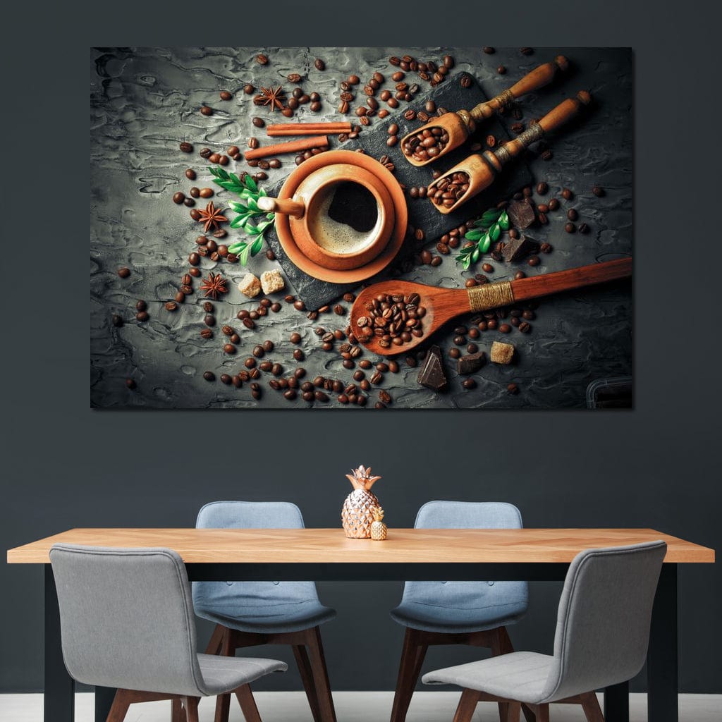 Coffee Aficionado Canvas Wall Art