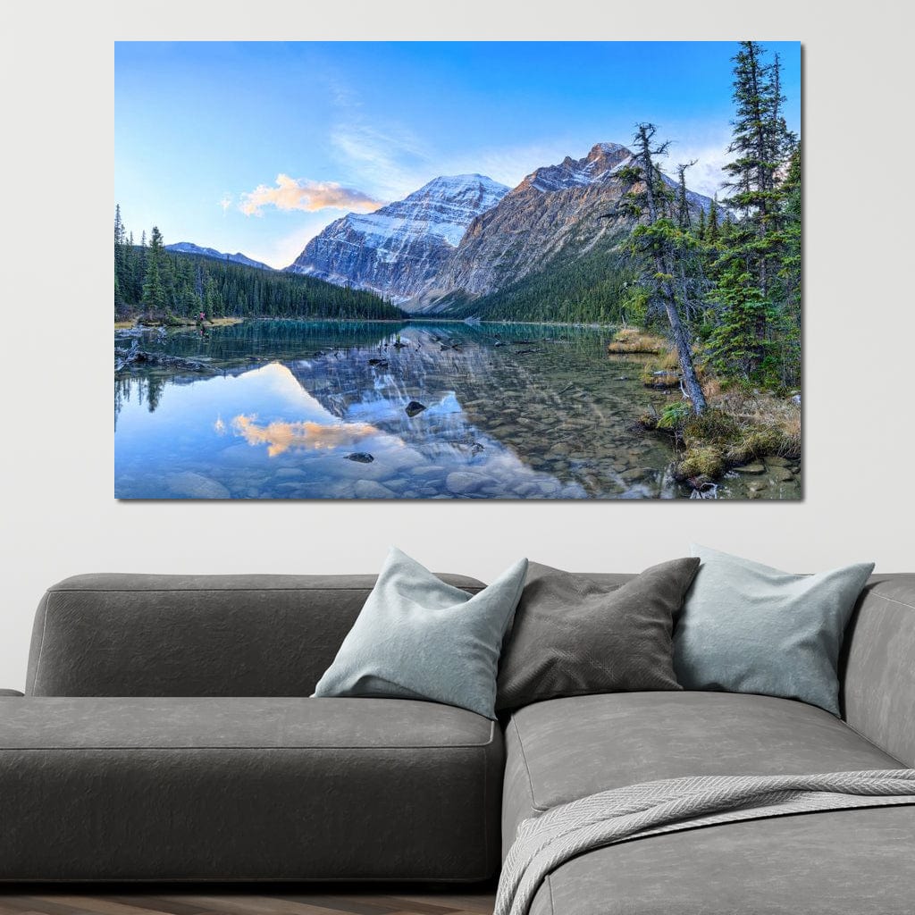 Edith Lake Canvas Wall Art