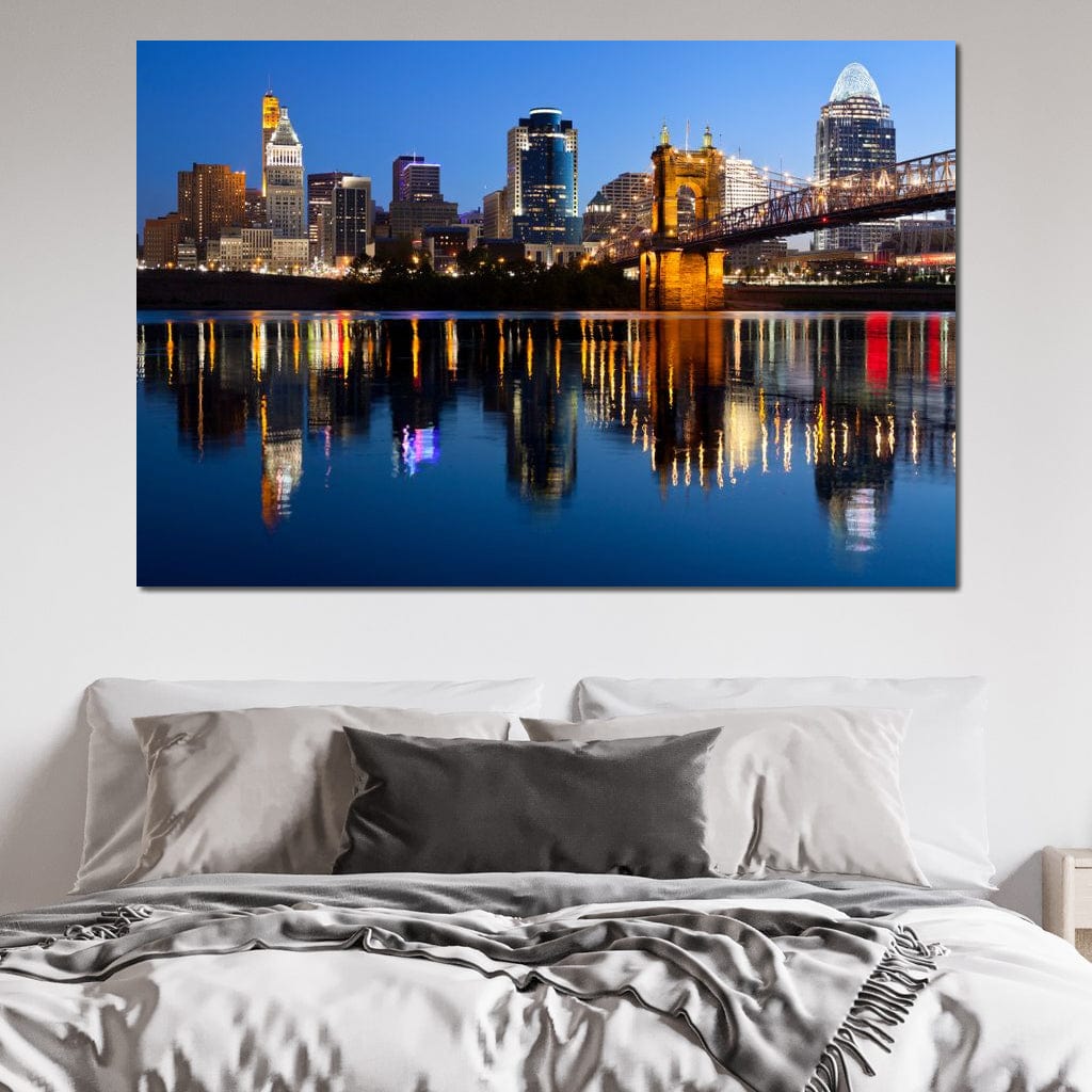Cincinnati Skyline Canvas Wall Art