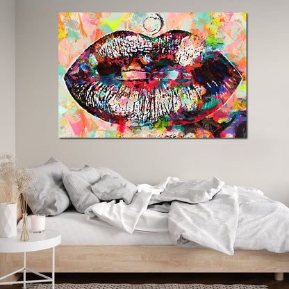 Kiss Pop Art 2 - Mateo Canvas Wall Art