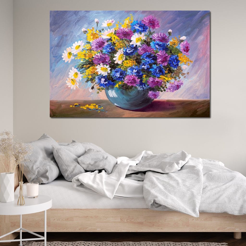Bouquet of Wildflowers Canvas Wall Art