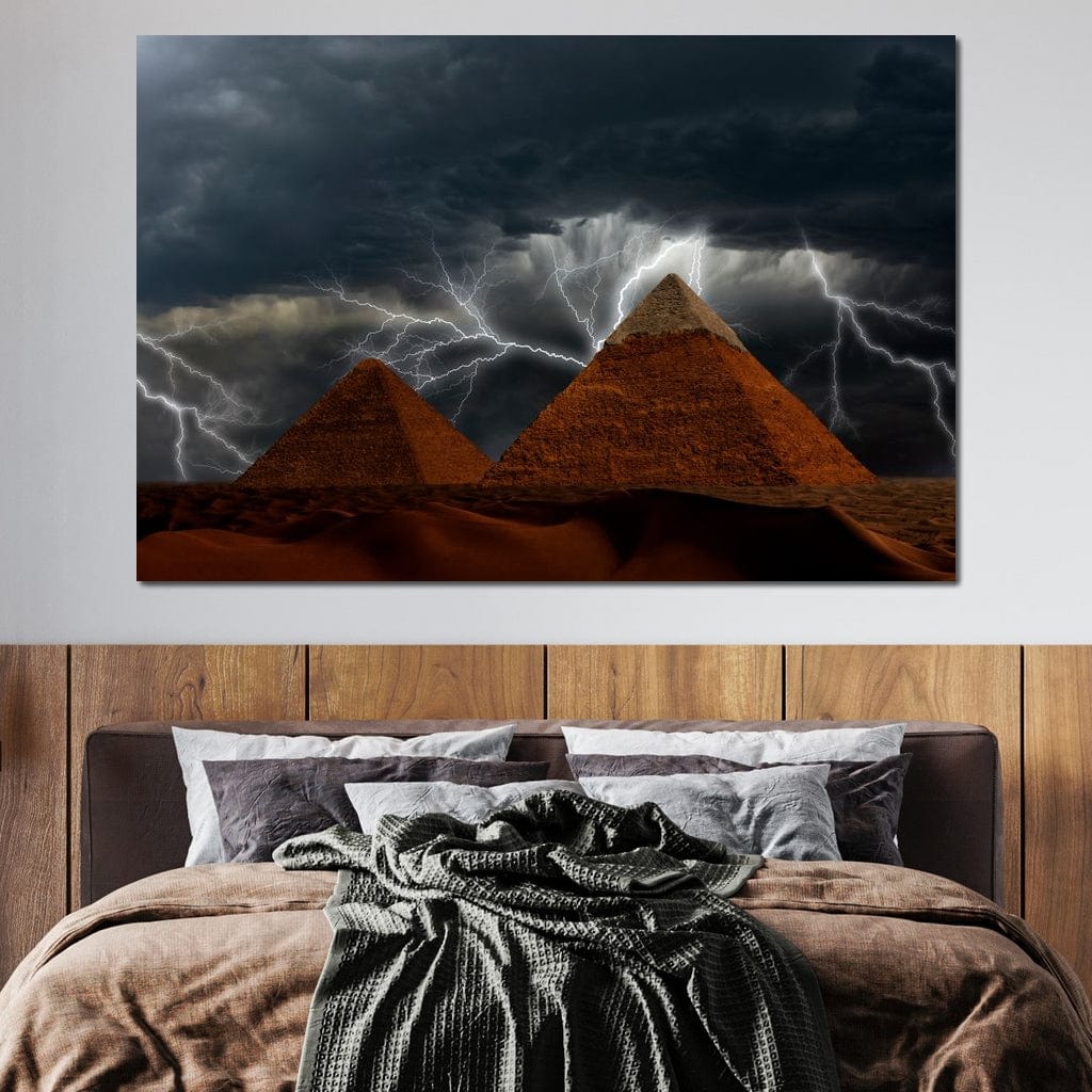 Pyramids of Giza Canvas Wall Art